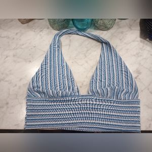 Divided by H&M Y2K Blue Summer Halter Top